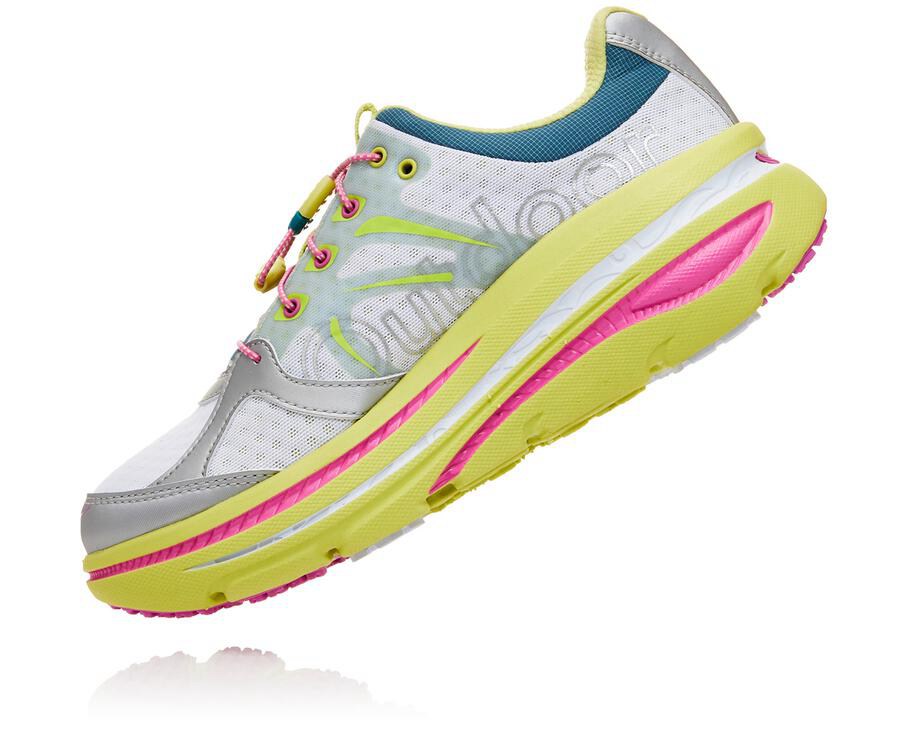 Hoka One One Koşu Ayakkabısı Kadın Beyaz - Ov X Bondi B - TC5230184